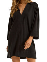 Z Supply Z Supply Mallory Slub Cover Up Black