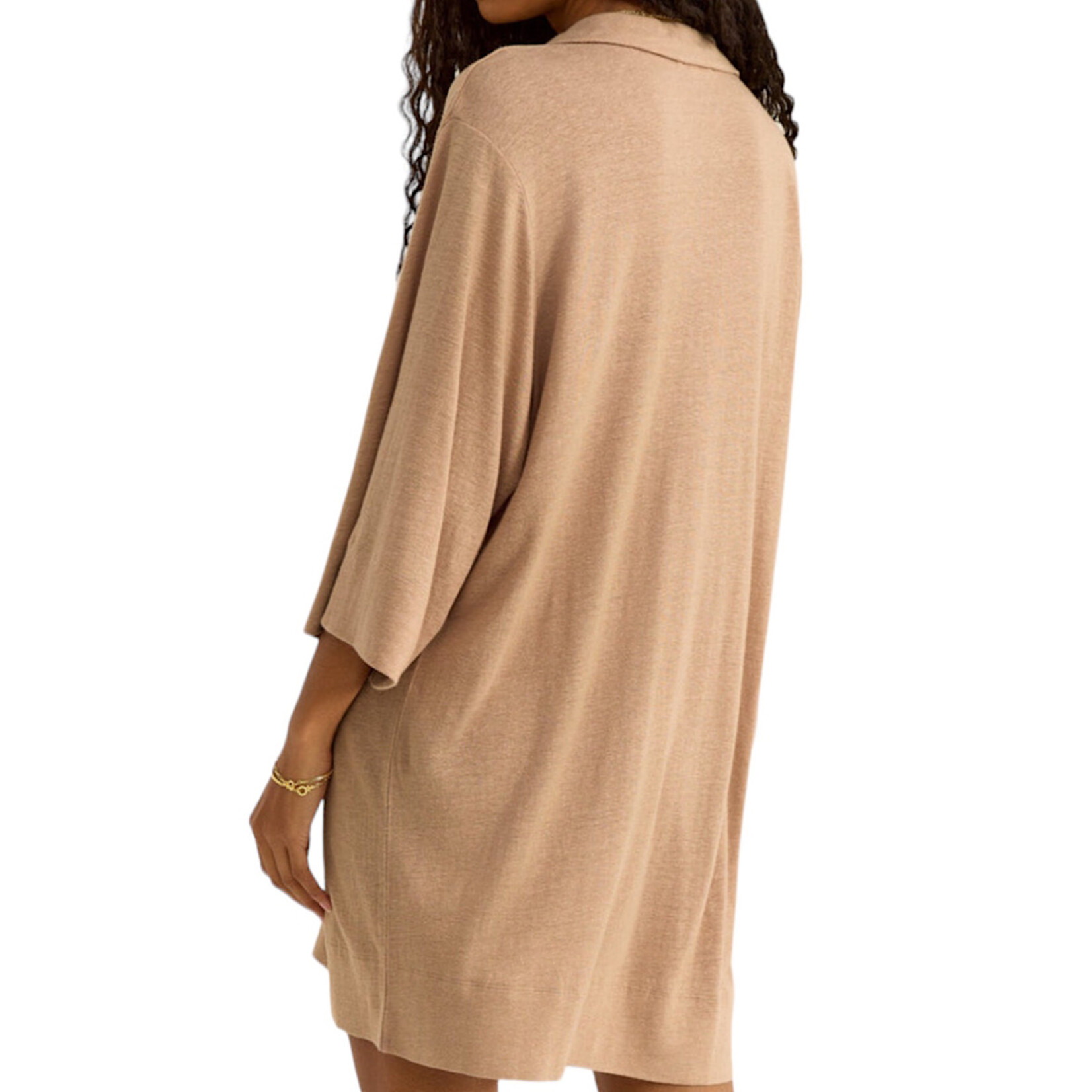 Z Supply Z Supply Mallory Slub Cover Up Iced Coffee