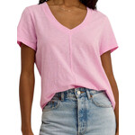 Z Supply Z Supply Asher V Neck Tee Hibiscus
