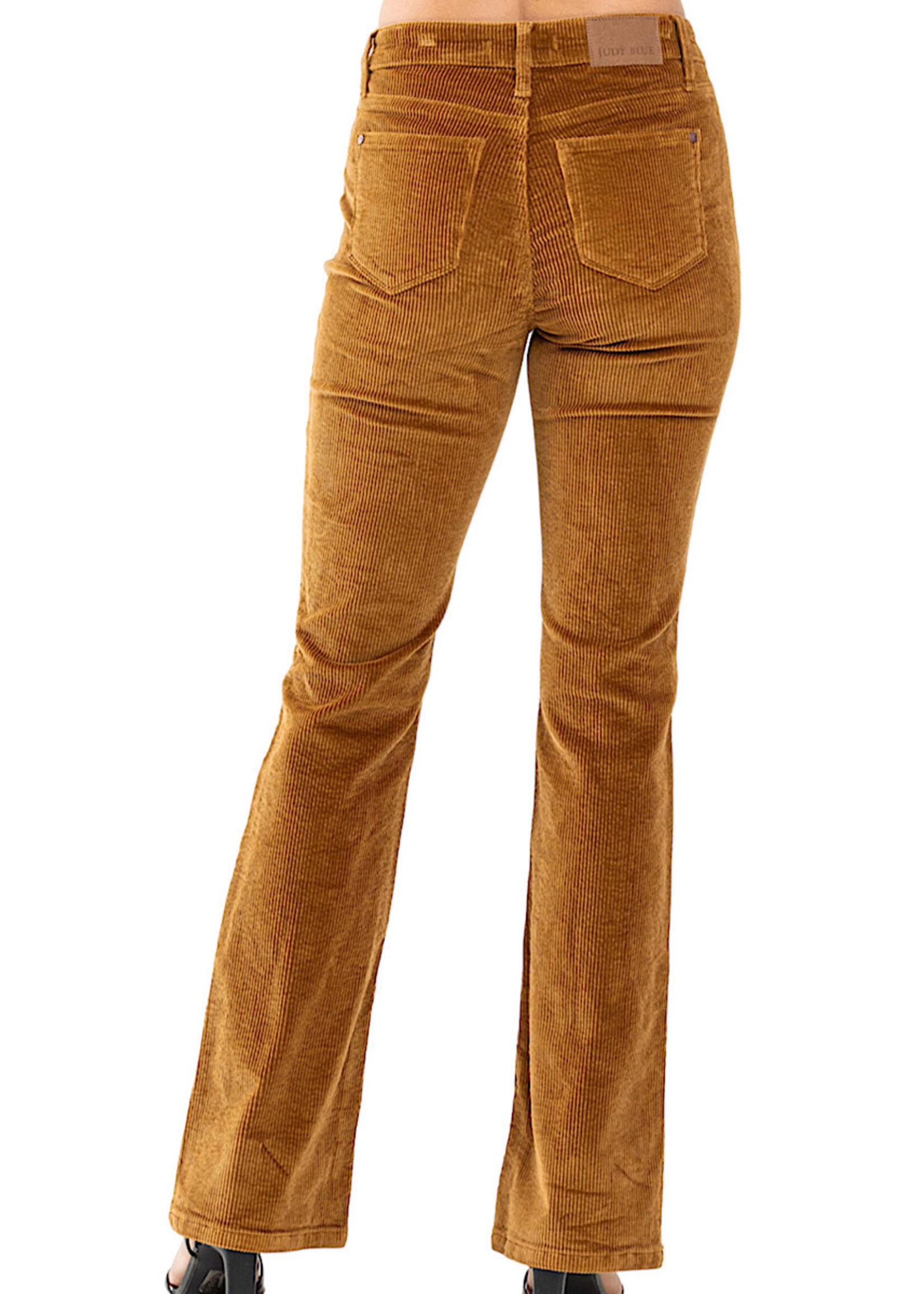 Judy Blue Judy Blue JB88521 Camel MR Overdyed Corduroy Bootcut