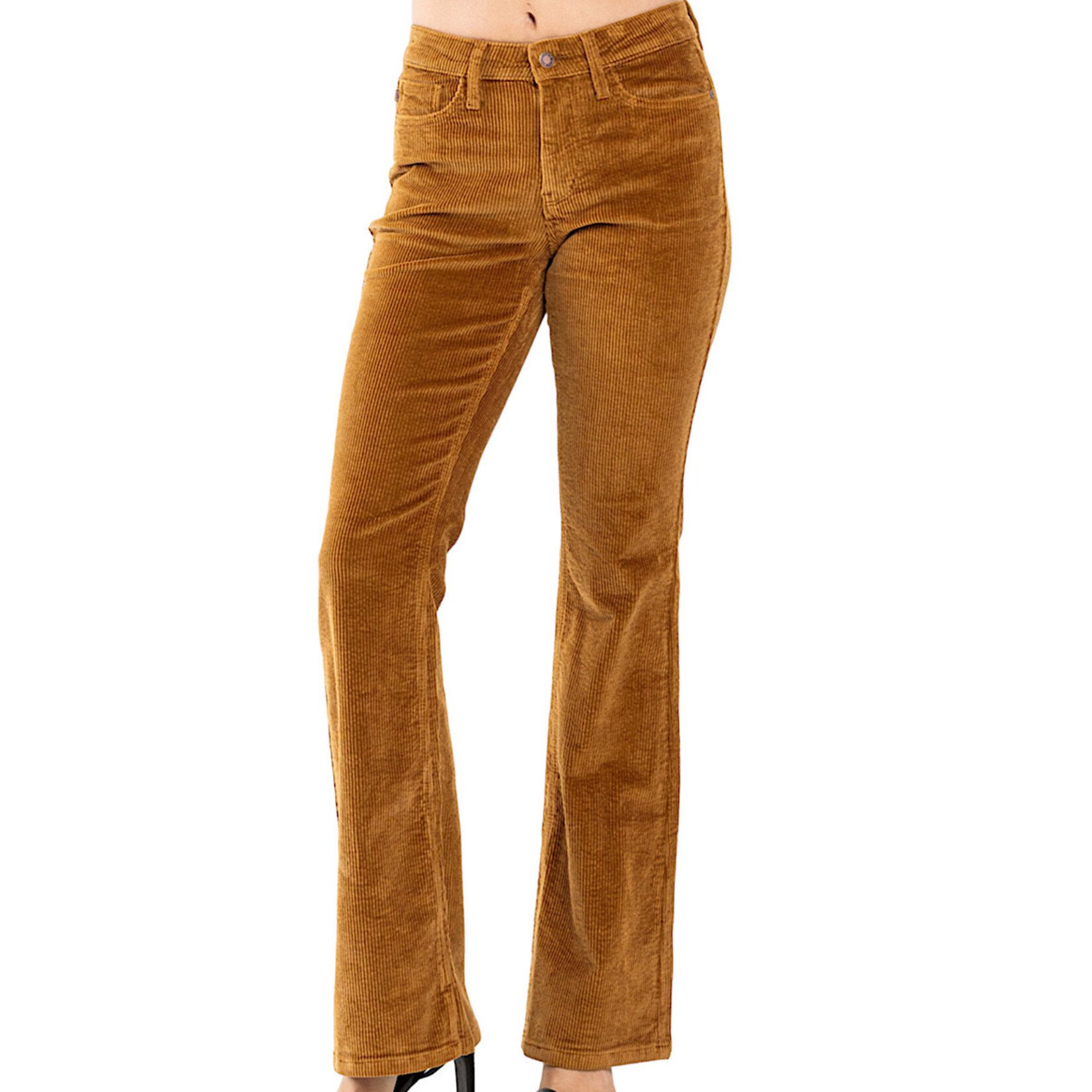 Judy Blue Judy Blue JB88521 Camel MR Overdyed Corduroy Bootcut
