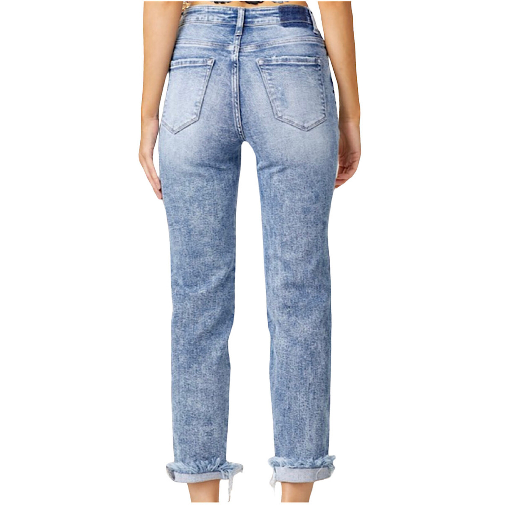 Risen Mid Rise Girlfriend Jeans RDP5313