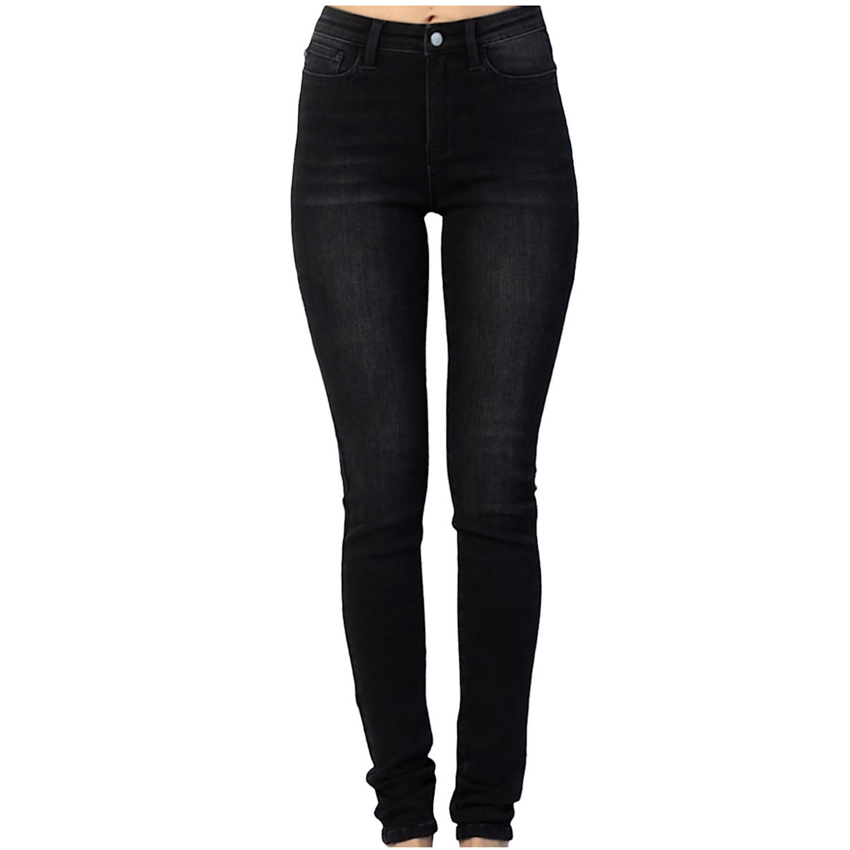 Judy Blue Judy Blue H/W Black Uncuffed Skinny JB88450