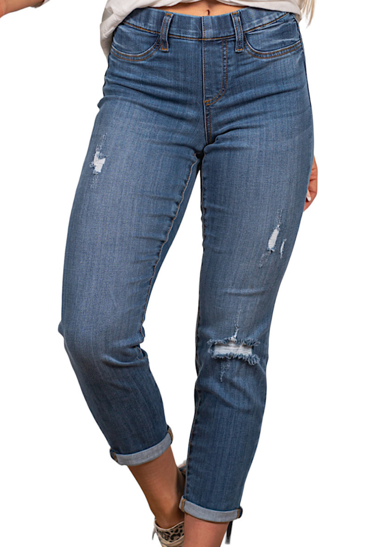 Judy Blue Judy Blue JB88369 M/R Destroyed BF Jegging