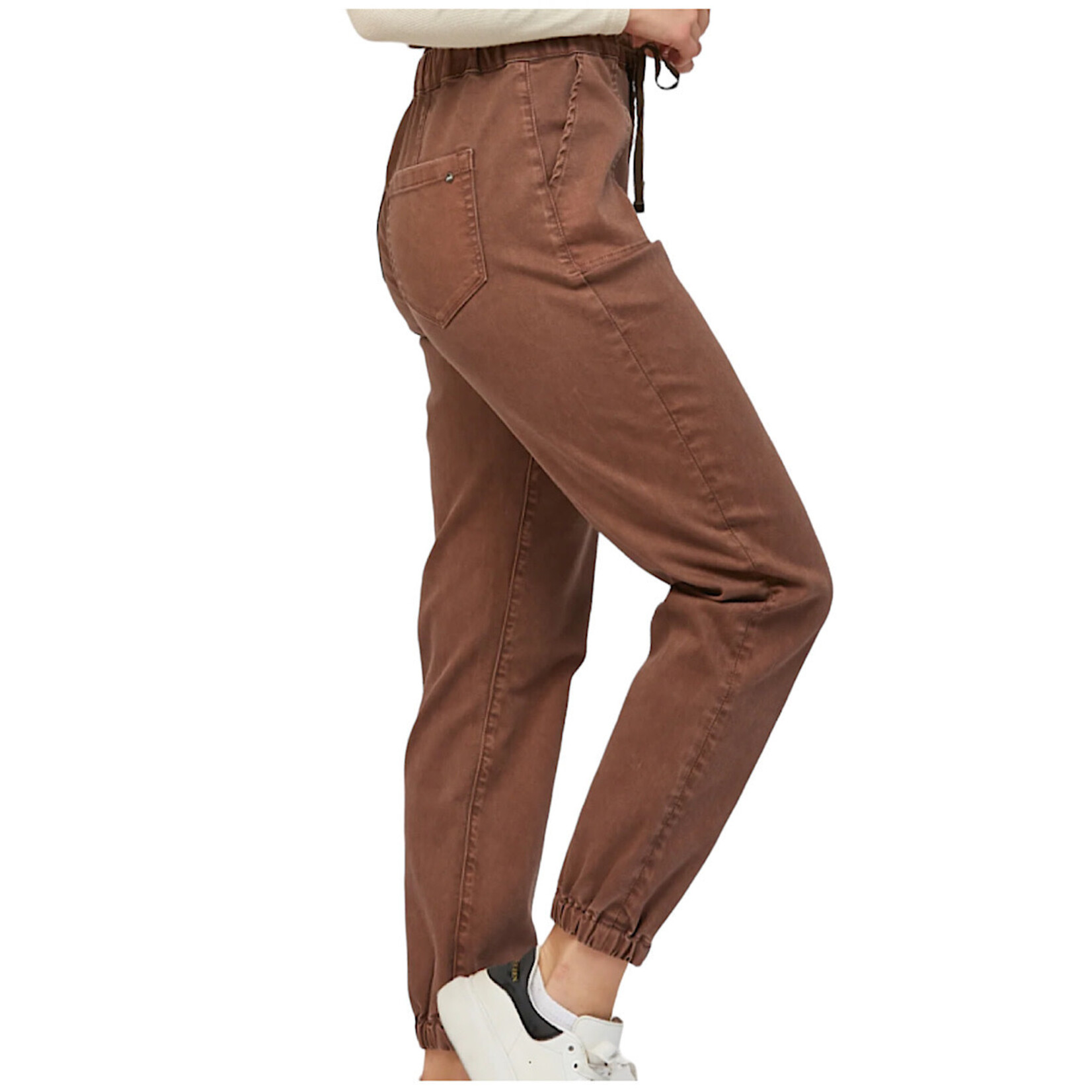 Mica Denim Mica Cocoa High Rise Jogger Crop MDP-G3164CO