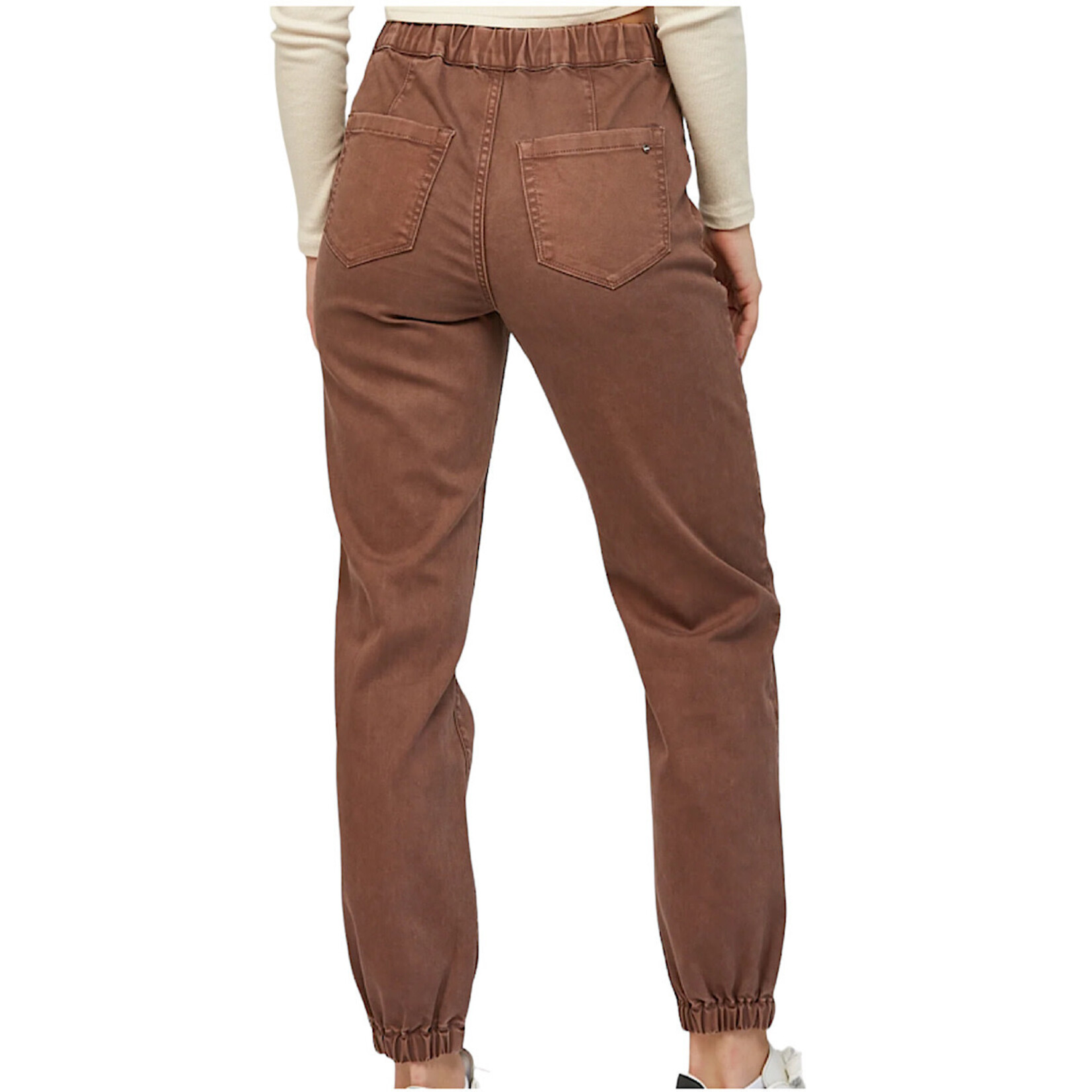 Mica Denim Mica Cocoa High Rise Jogger Crop MDP-G3164CO