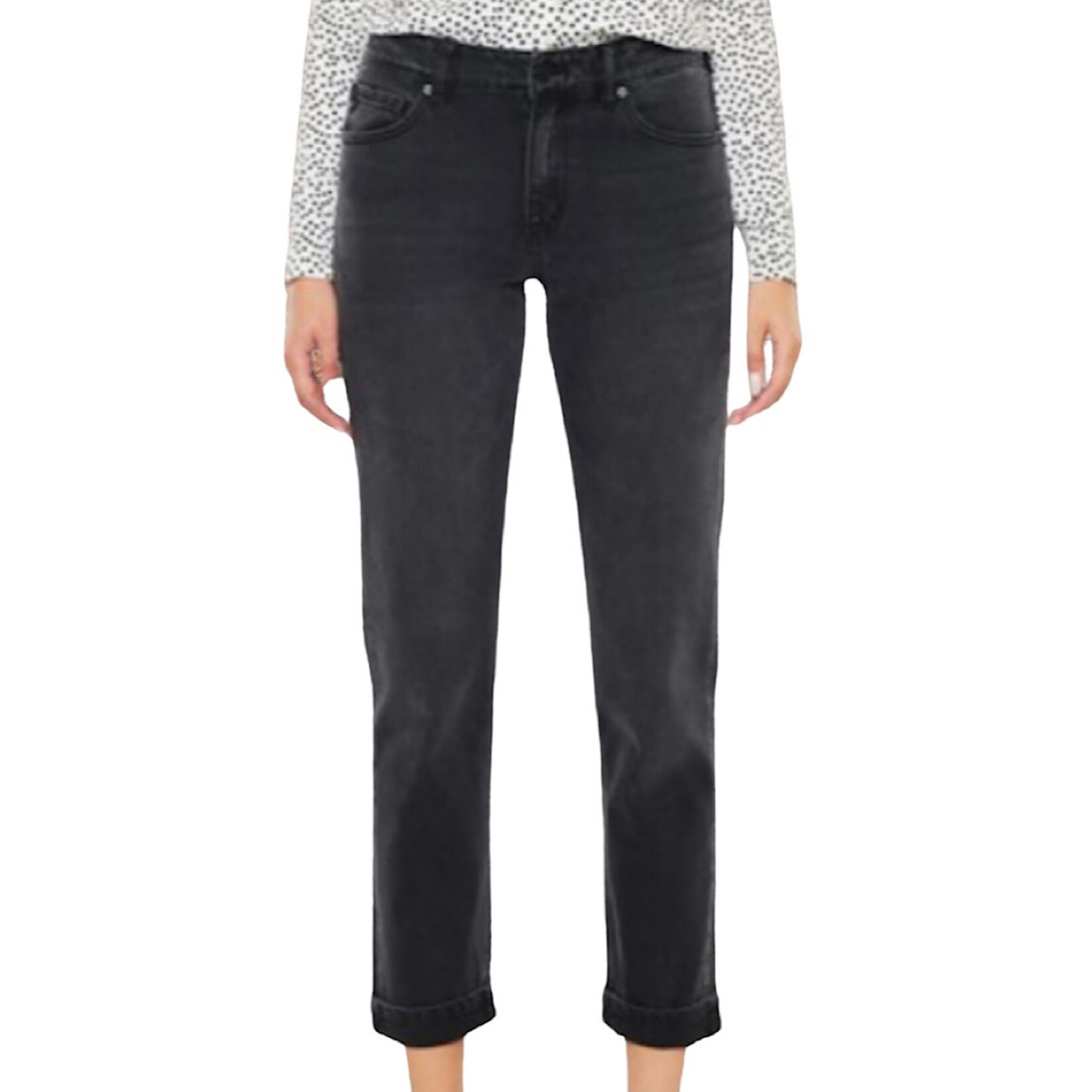 KanCan KC7198 Dark Grey Slim Boyfriend