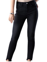 Ceros2113 Black High Rise Ankle Skinny