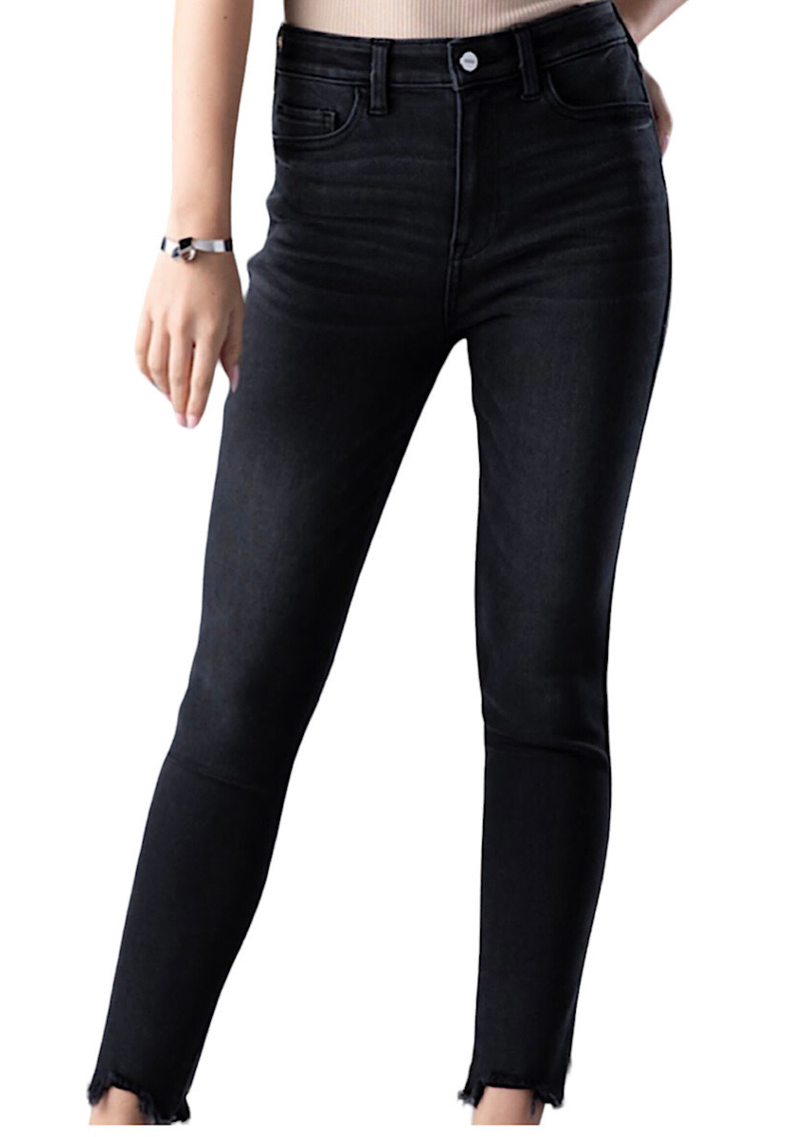 Ceros2113 Black High Rise Ankle Skinny