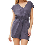 Slate Short Sleeve Tencel Romper