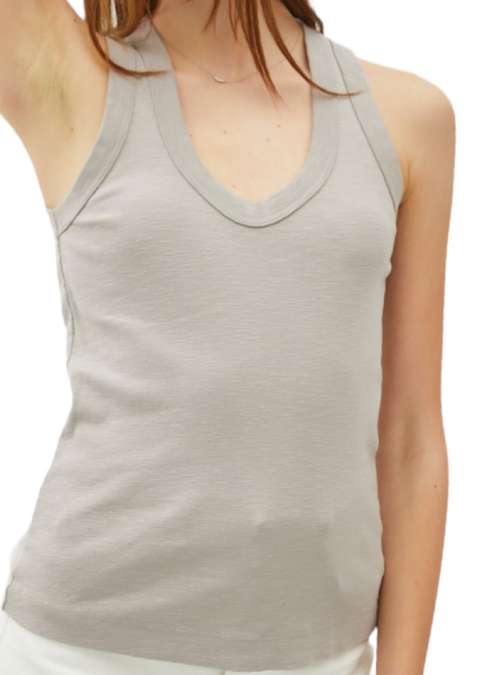 Pebble Classic Tank with Deep Neckline