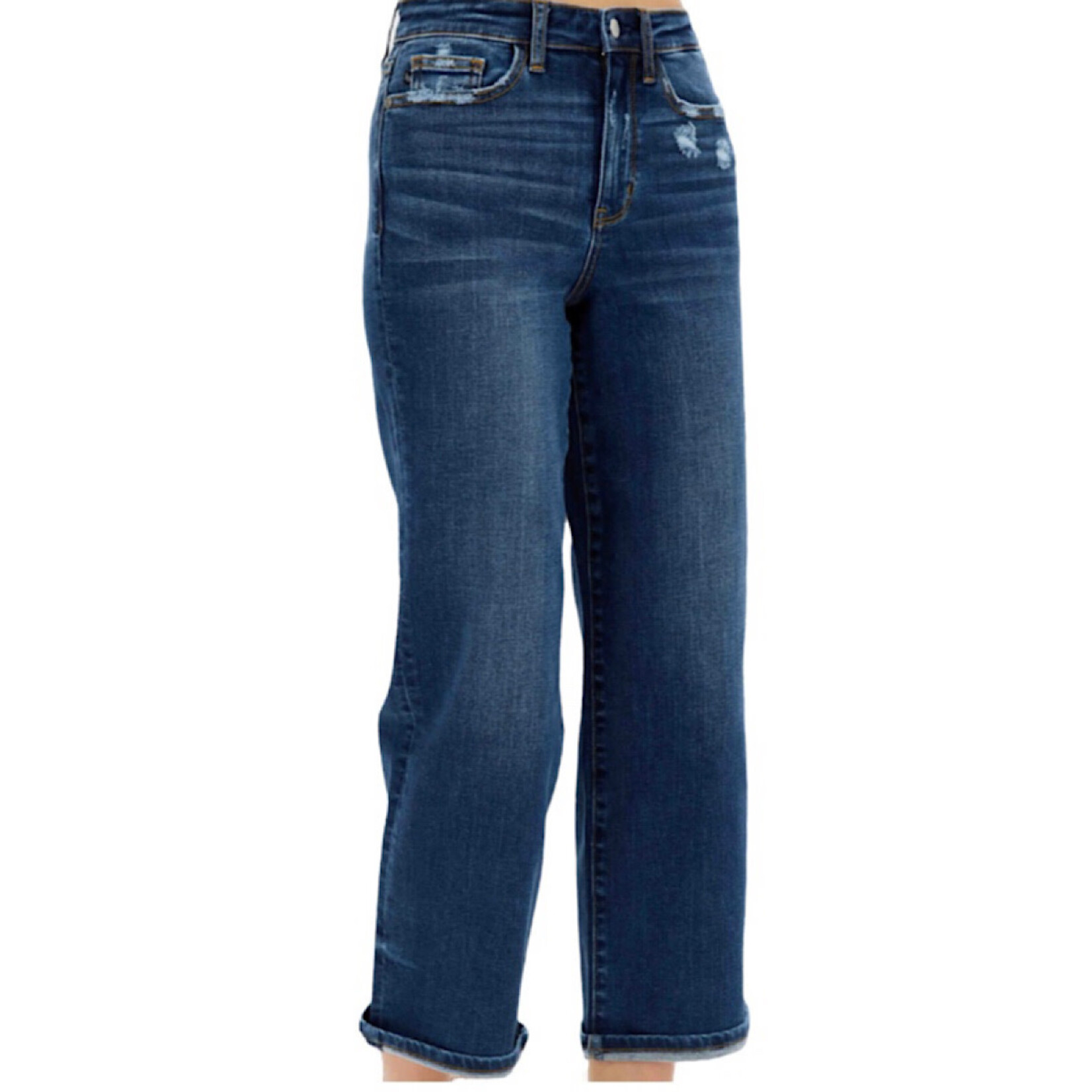 Judy Blue Judy Blue High Waist Destroyed Pocket Wide JB82497