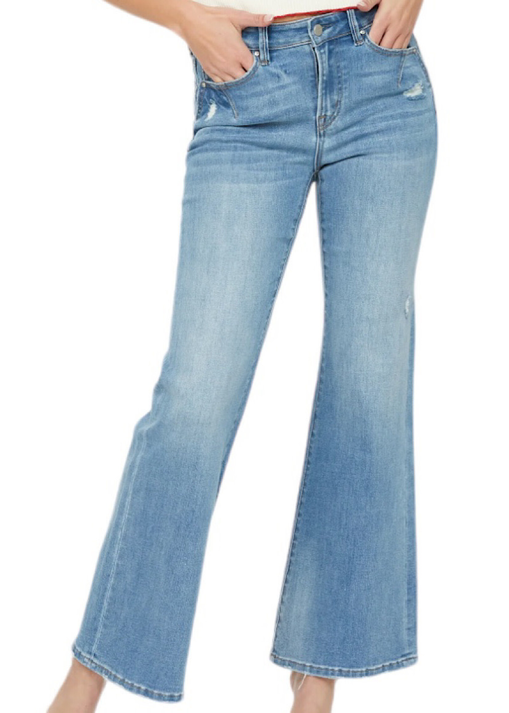 Mica Denim Mica Gallimard Mid Rise Slight Flare/Dart Detail MDP-F645