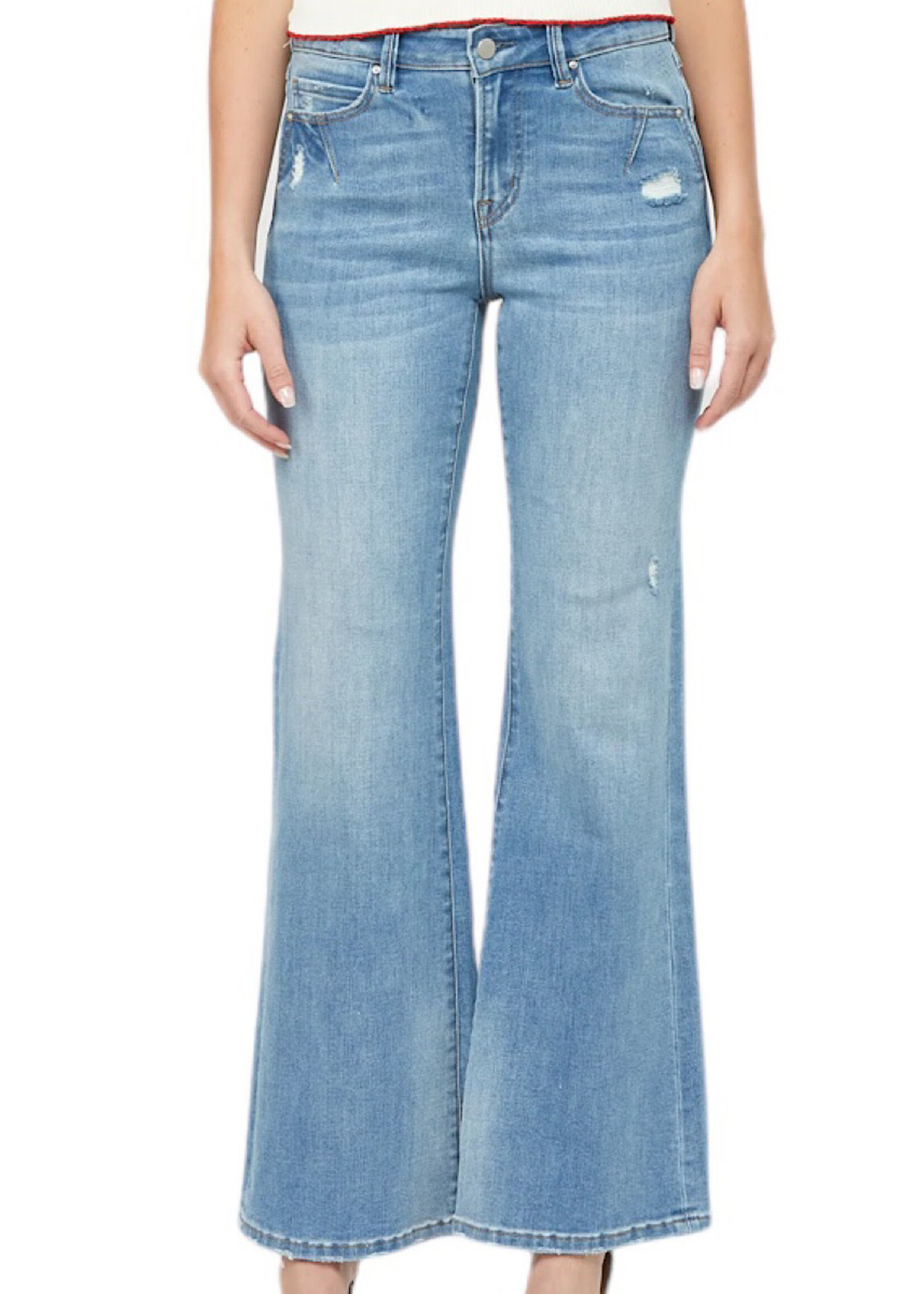 Mica Denim Mica Gallimard Mid Rise Slight Flare/Dart Detail MDP-F645