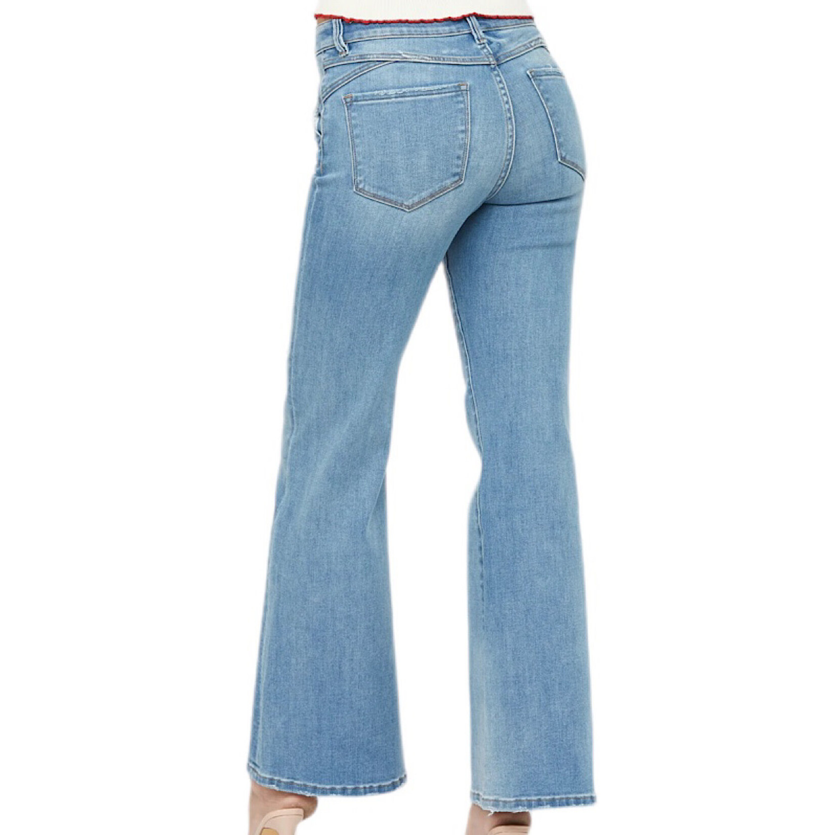 Mica Denim Mica Gallimard Mid Rise Slight Flare/Dart Detail MDP-F645