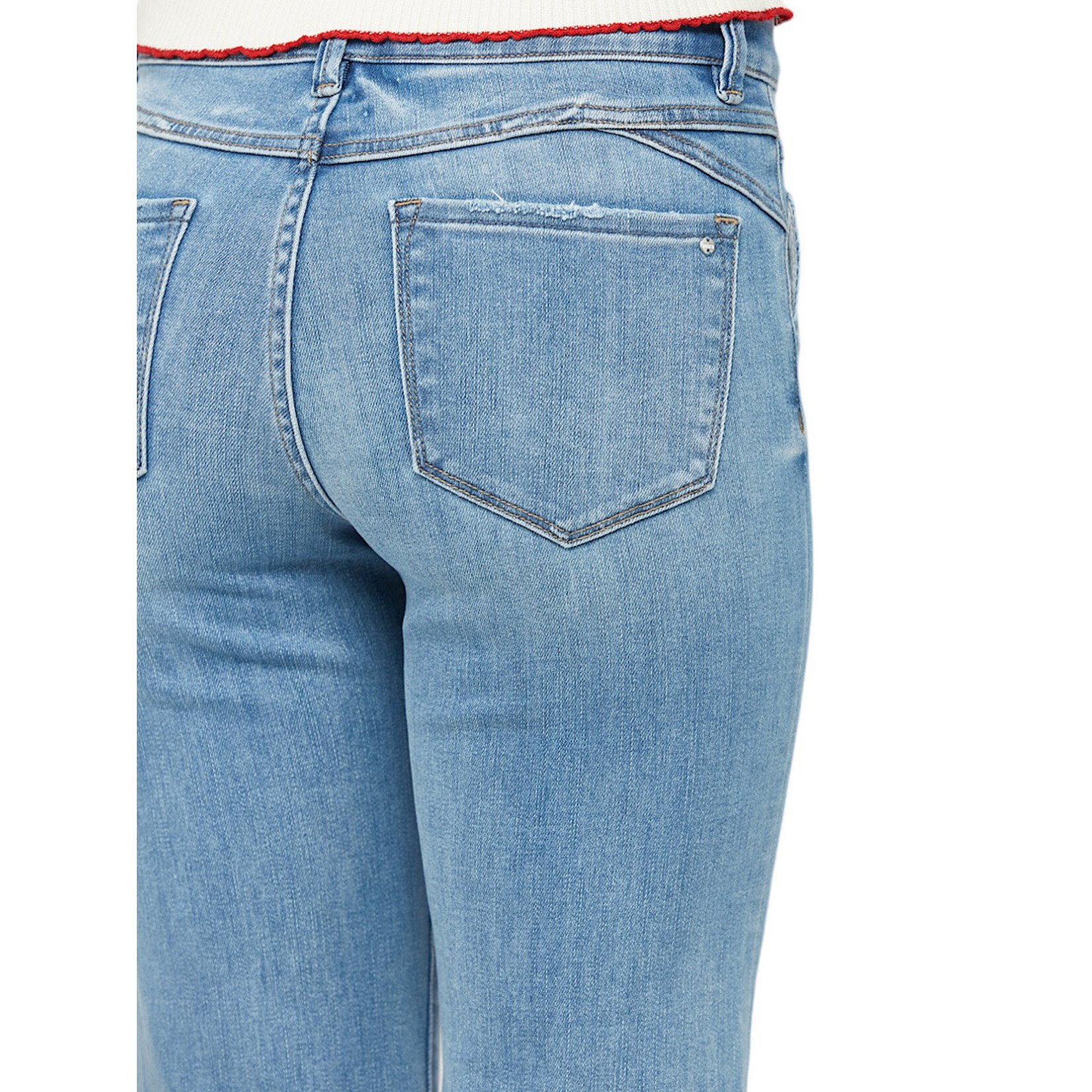 Mica Denim Mica Gallimard Mid Rise Slight Flare/Dart Detail MDP-F645