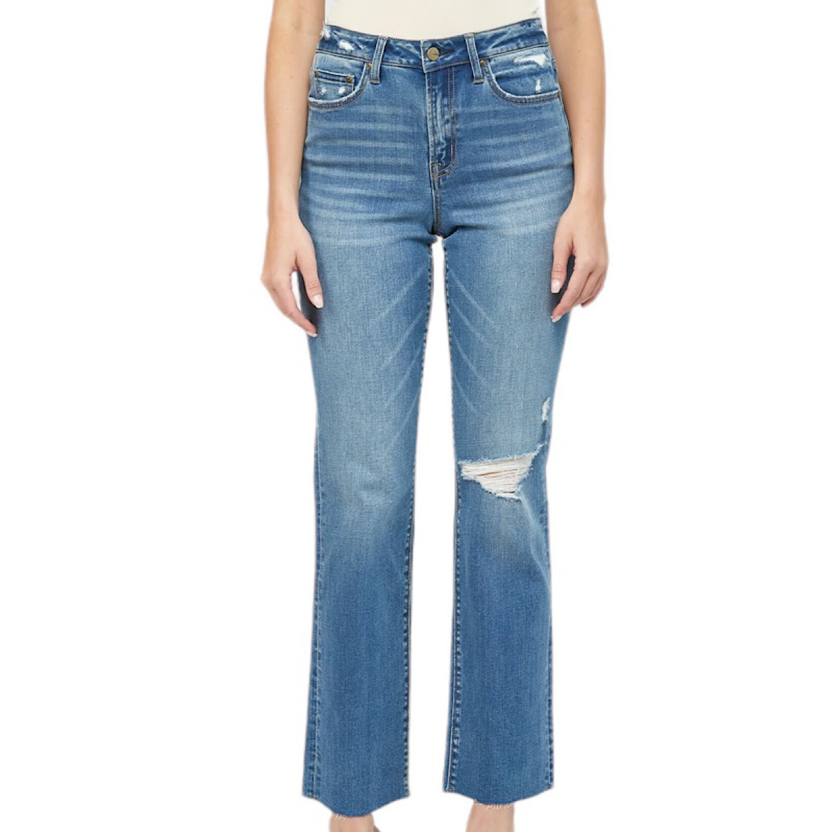 Mica Denim Mica Vintage Blue High Rise Straight Leg MDP-T363