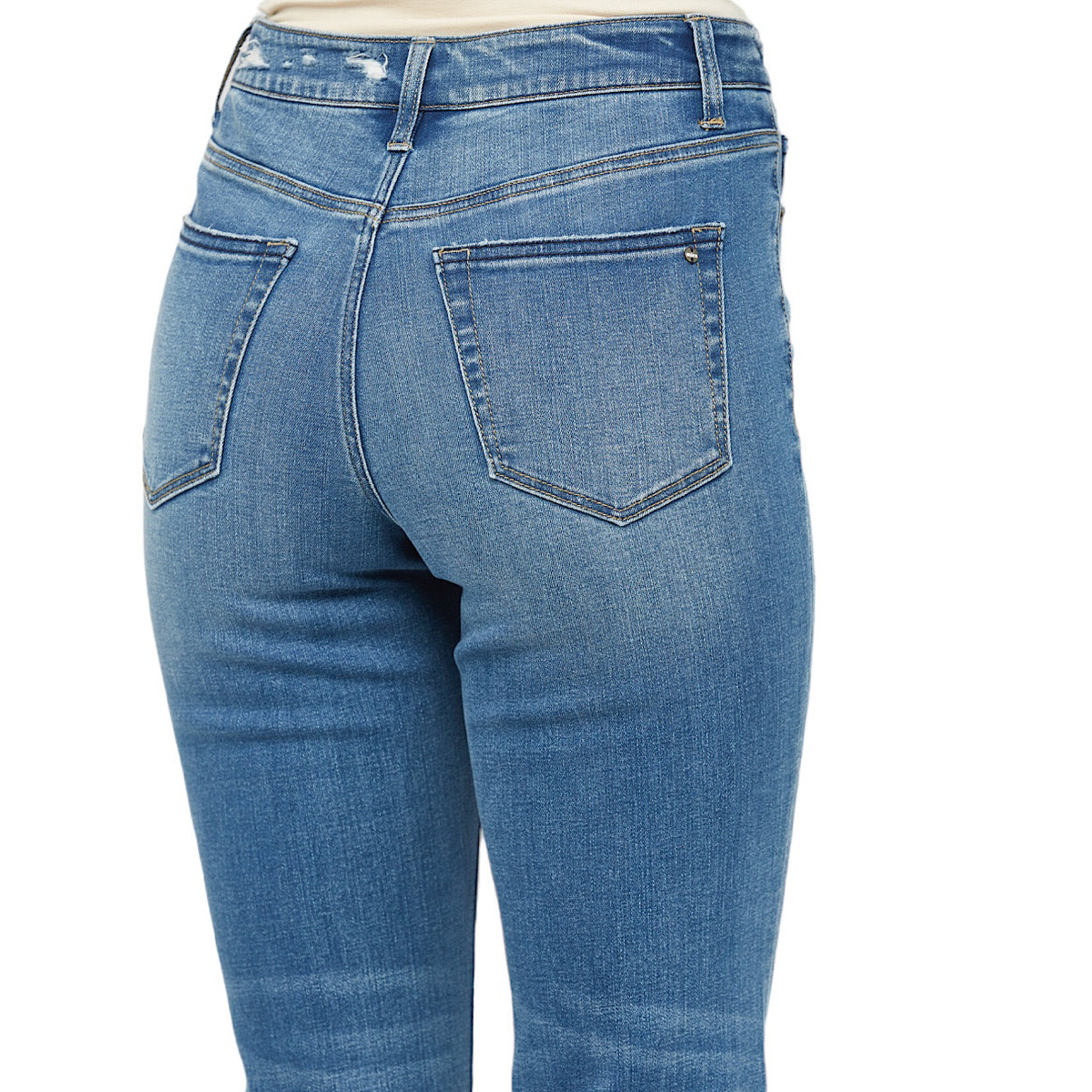Mica Denim Mica Vintage Blue High Rise Straight Leg MDP-T363