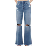 Mica Denim Mica Dehours Stretch Super High Rise Wide Leg MDP-W182