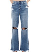 Mica Denim Mica Dehours Stretch Super High Rise Wide Leg MDP-W182