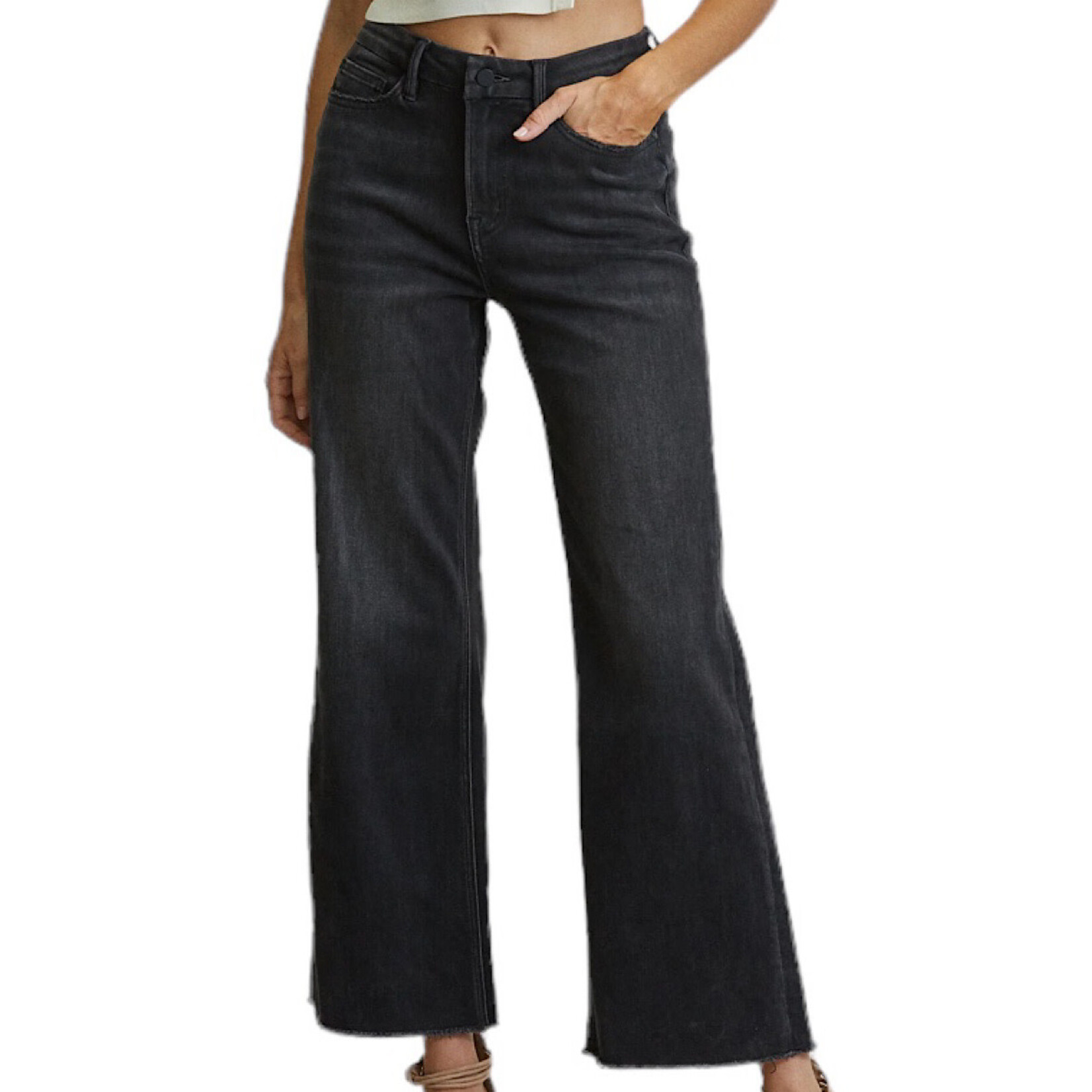 Mica Denim Mica Hunter Stretch Super High Rise Wide Leg MDP-W3007GY