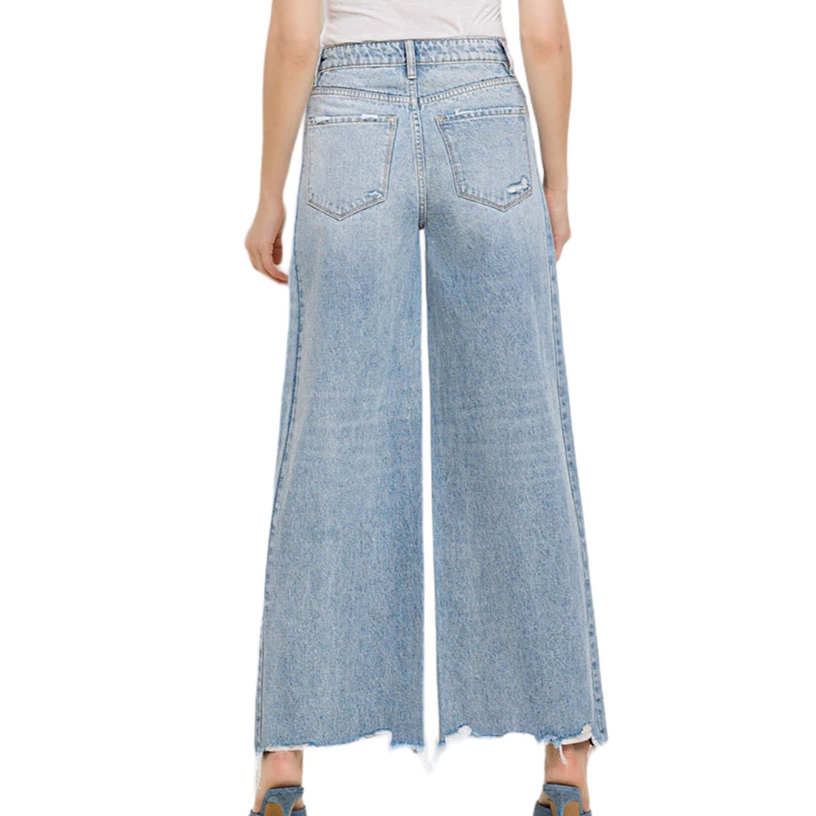 VERVET T6230 Super High Wide Leg Jeans