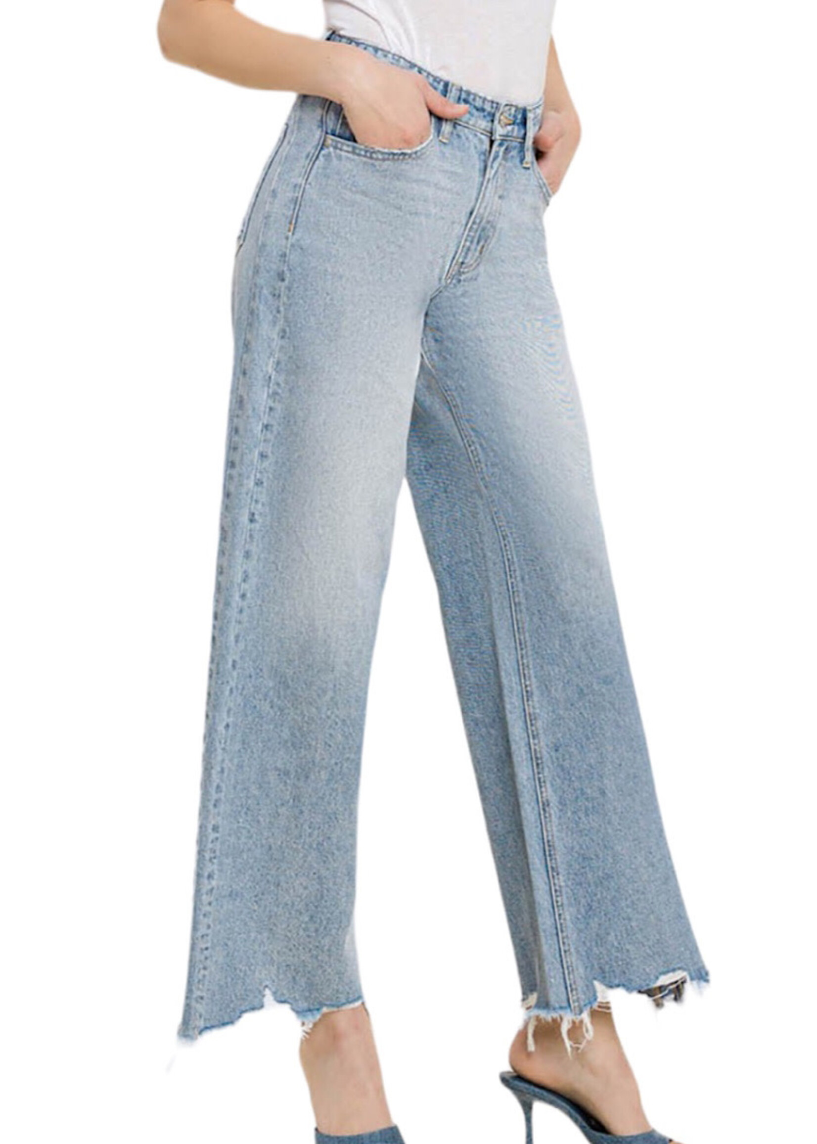 VERVET T6230 Super High Wide Leg Jeans