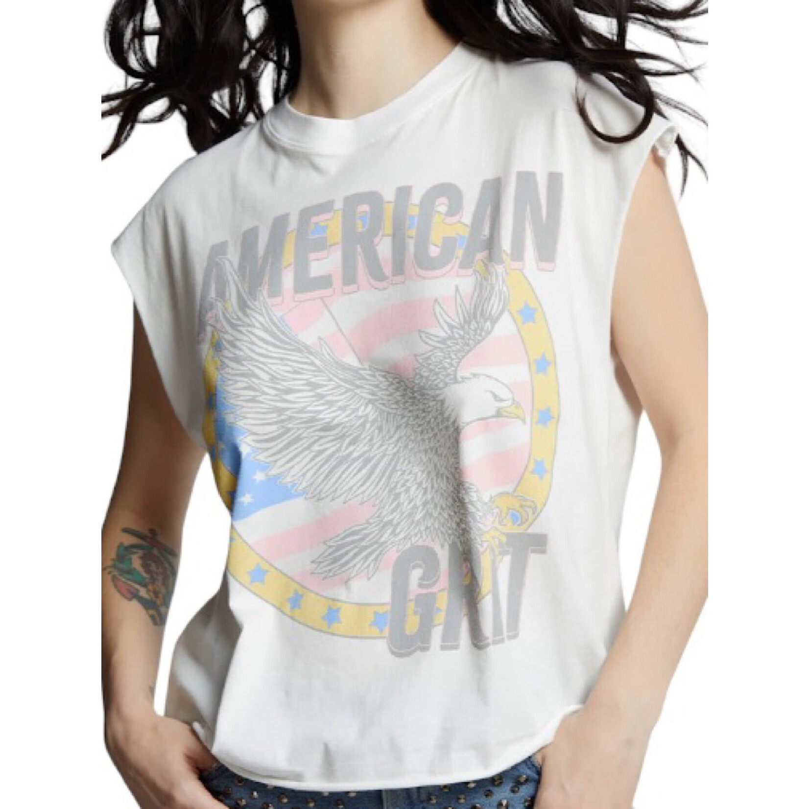 American Grit White Tee