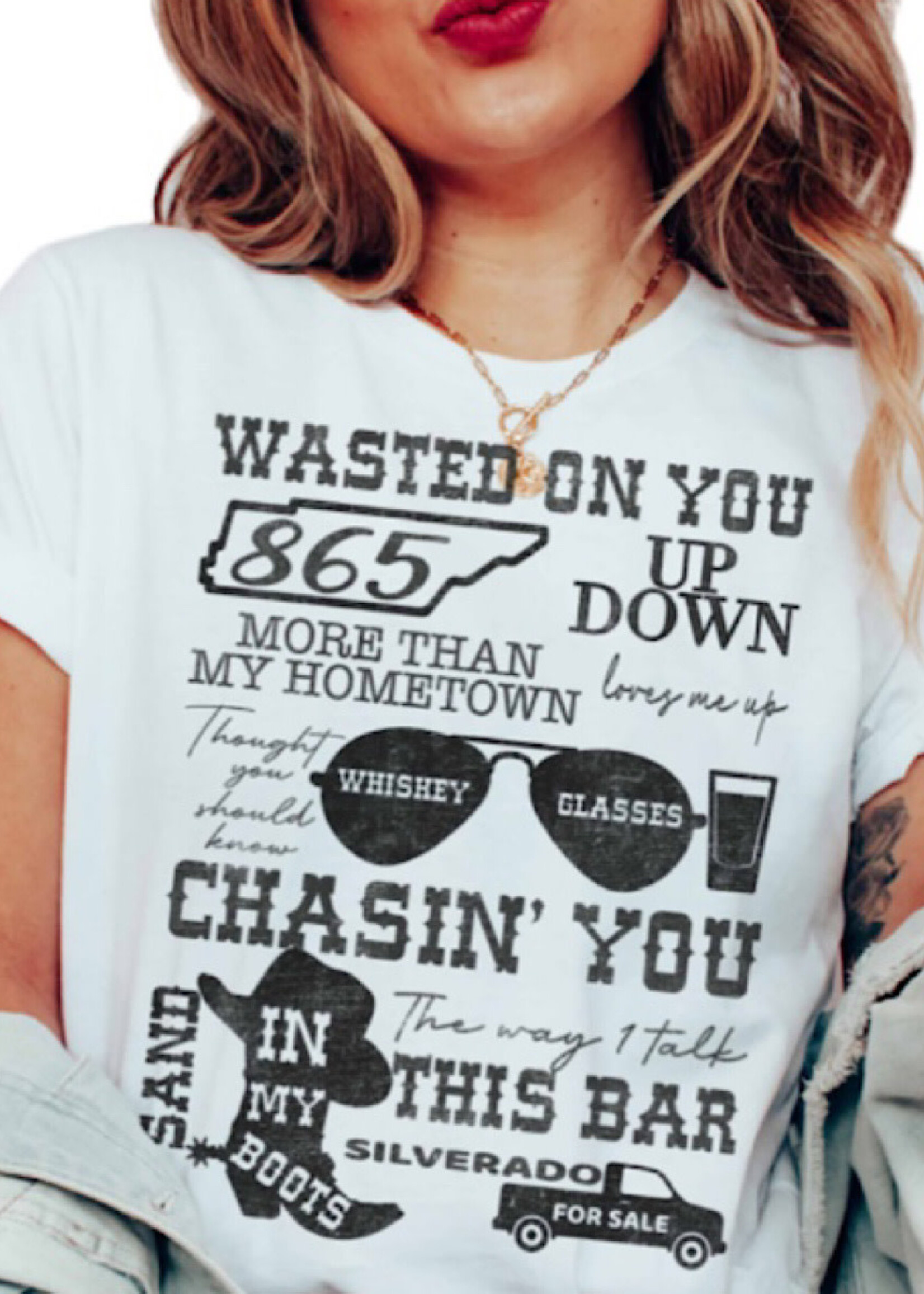 Wasted on You Wallen Graphic Tee