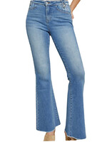 Mica Denim Mica Mid- Rise Flare with Waistband Detail MDP-F402