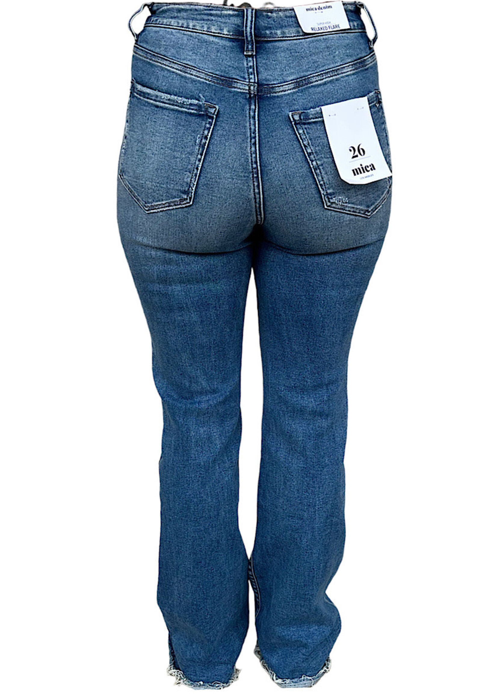Mica Denim Mica Super High Rise Vintage Flare MDP-F237