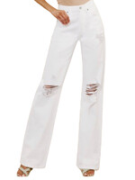KanCan White High Rise 90's Flare KC7373WTV1