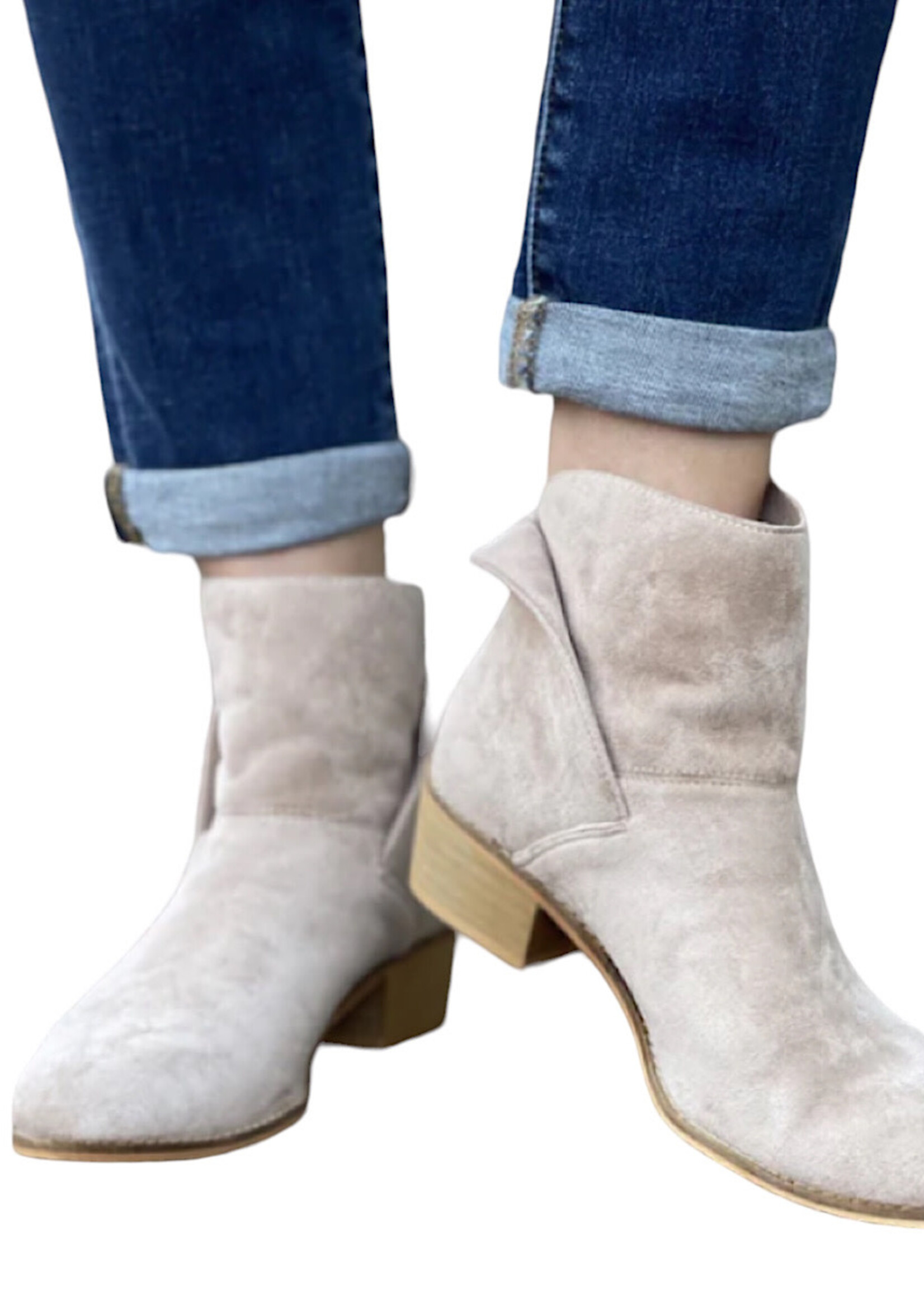 Corkys Beige Spill The Tea Bootie