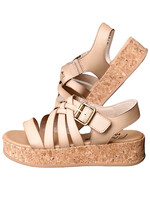 Blowfish Merci Almond Faux Leather Sandals