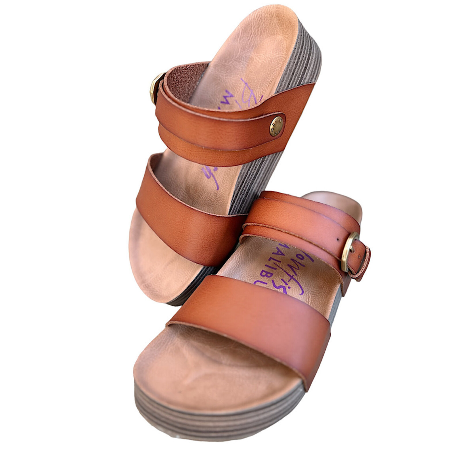 Blowfish Marge Wood Dyecut Sandals