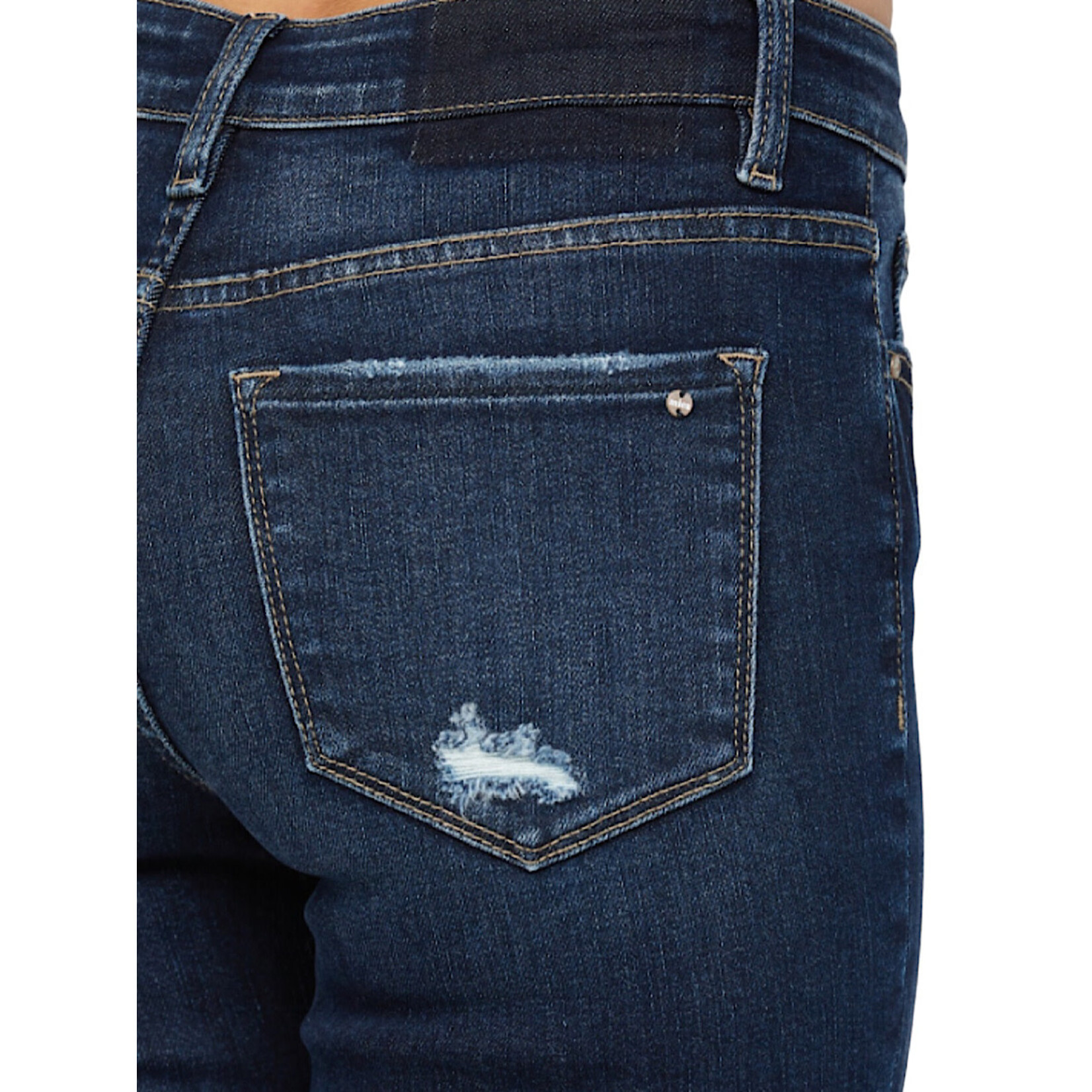 Mica Denim MICA MDP-T308DK Freestyle Mid Rise Crop