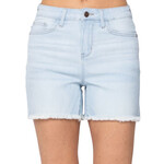 Judy Blue JB150073 Hi Waist Bleach Cut Shorts
