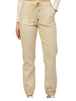 Mica Denim Mica Almond Milk High Rise Jogger Crop MDP-G3164AM