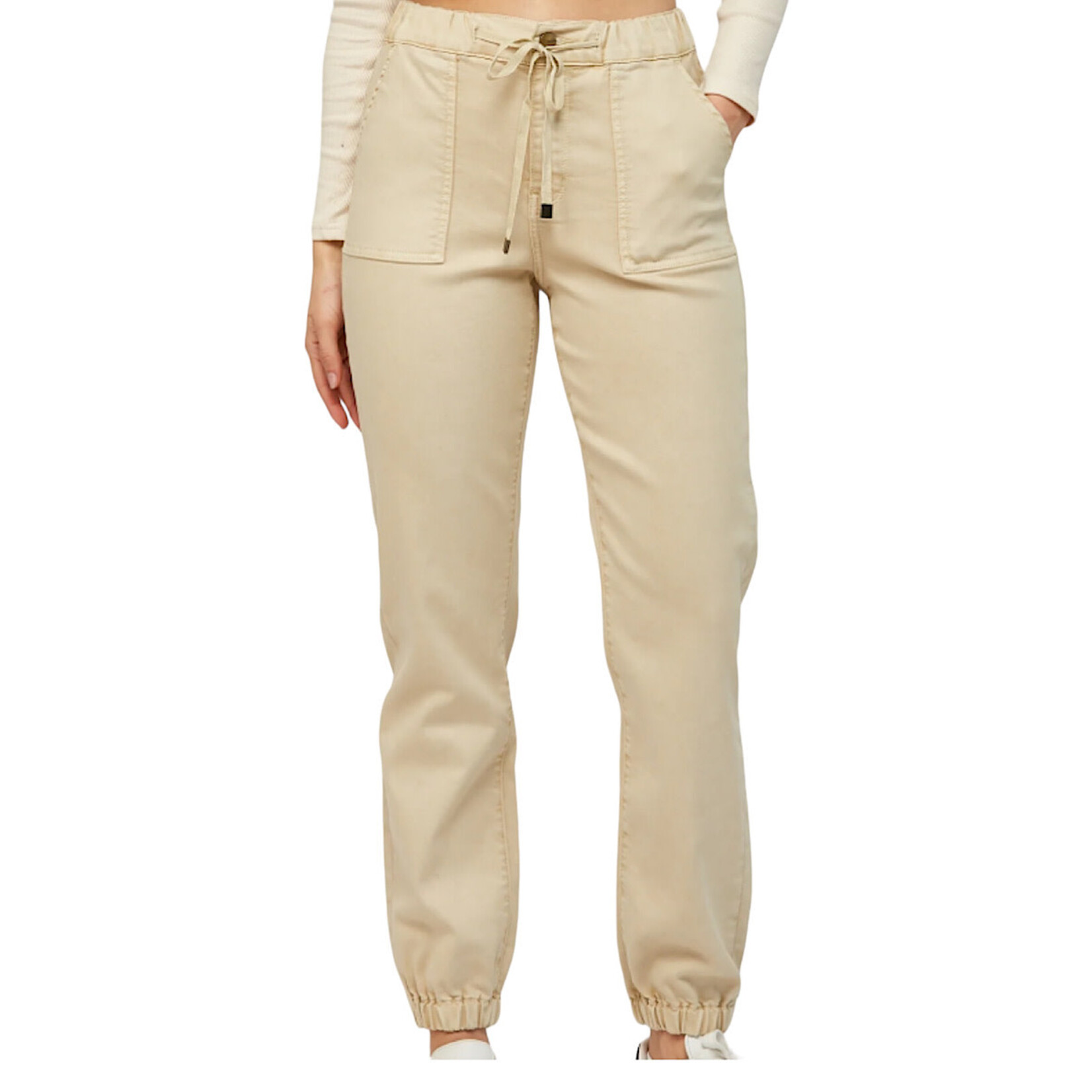 Mica Denim Mica Almond Milk High Rise Jogger Crop MDP-G3164AM