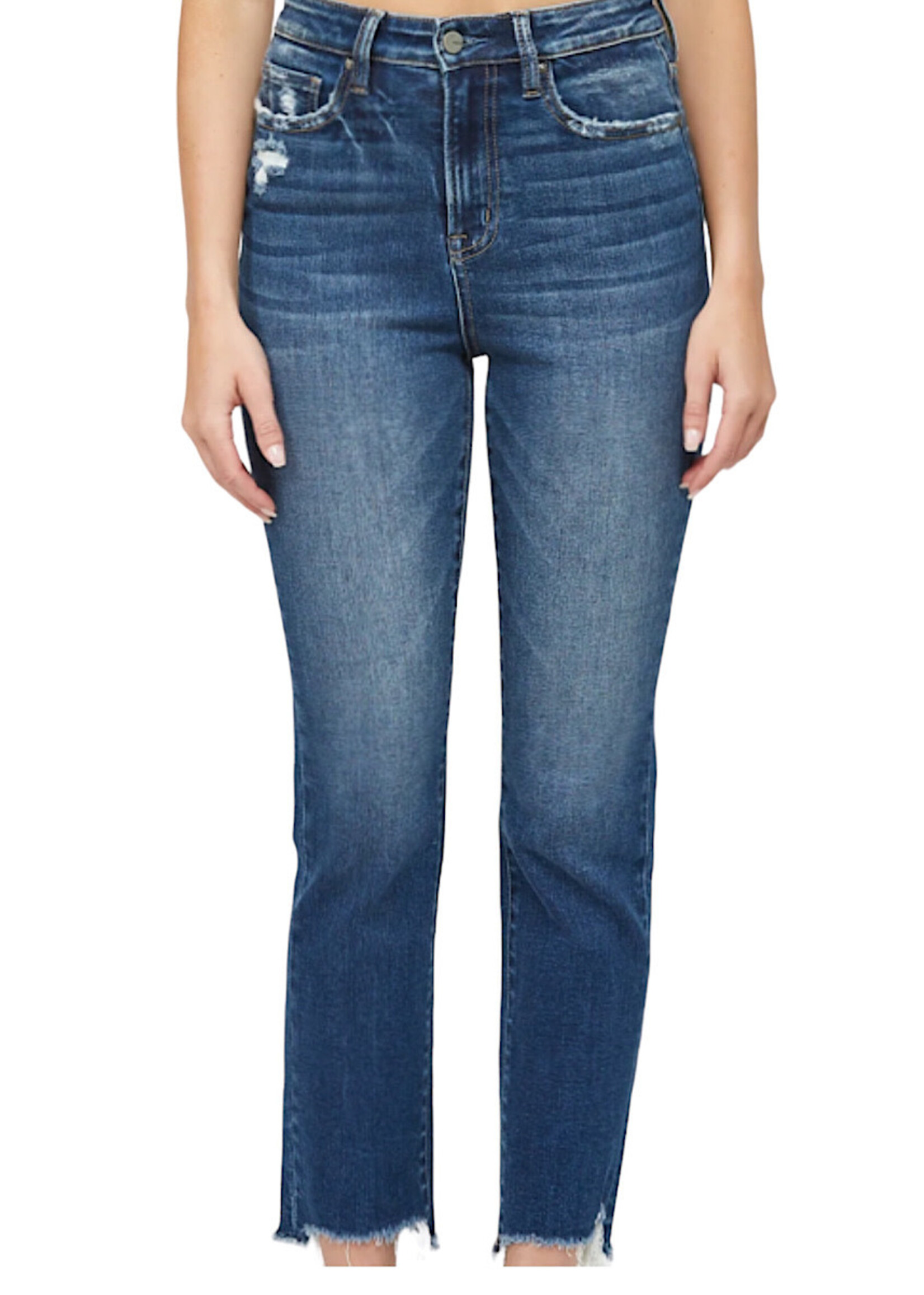 Mica Denim Mica Super High Straight Leg W/ Step Hem MDP-T1280DK