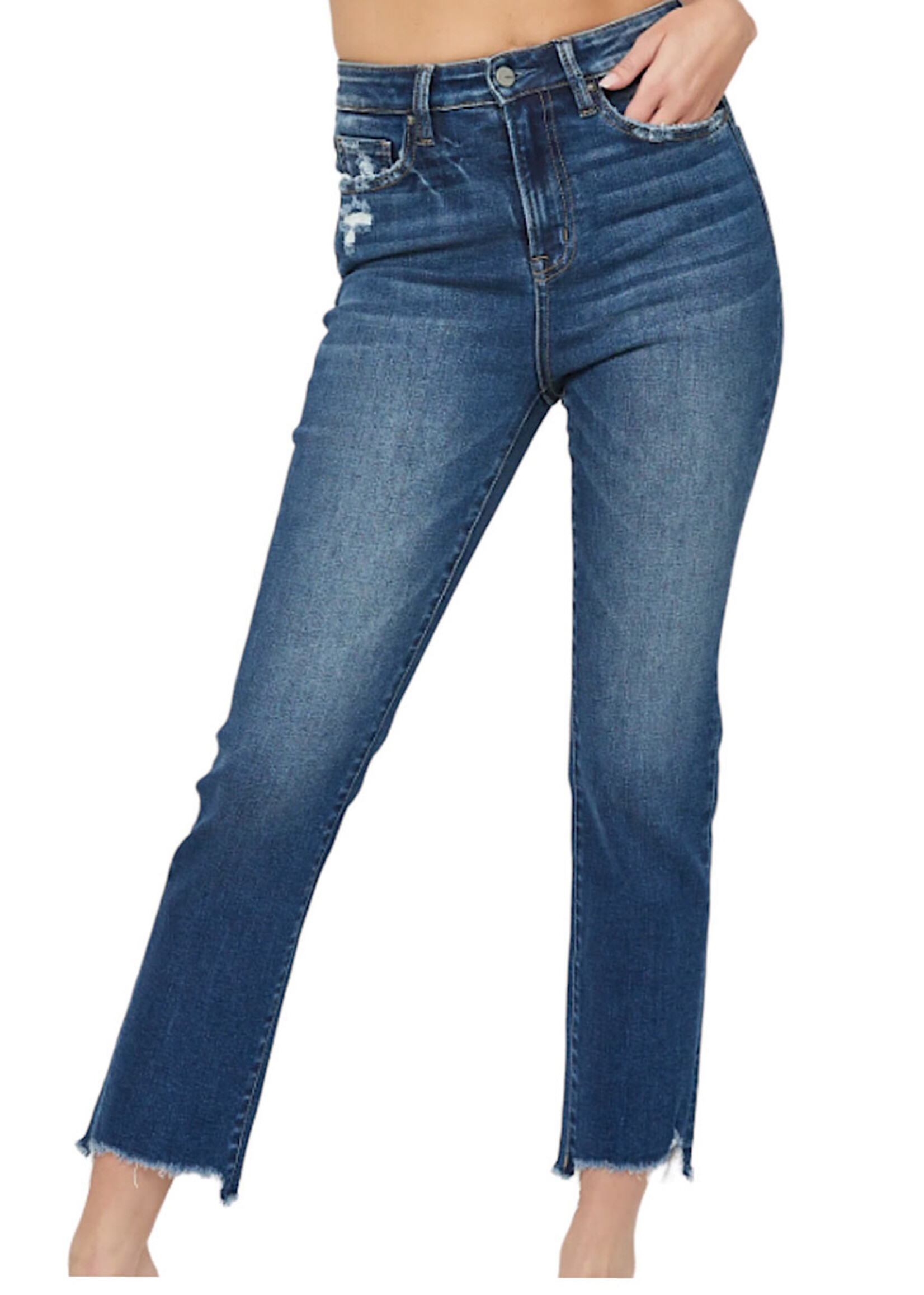 Mica Denim Mica Super High Straight Leg W/ Step Hem MDP-T1280DK