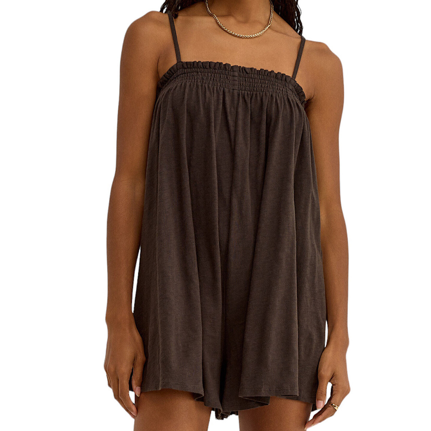 Z Supply Z Supply Baines Romper Vintage Black