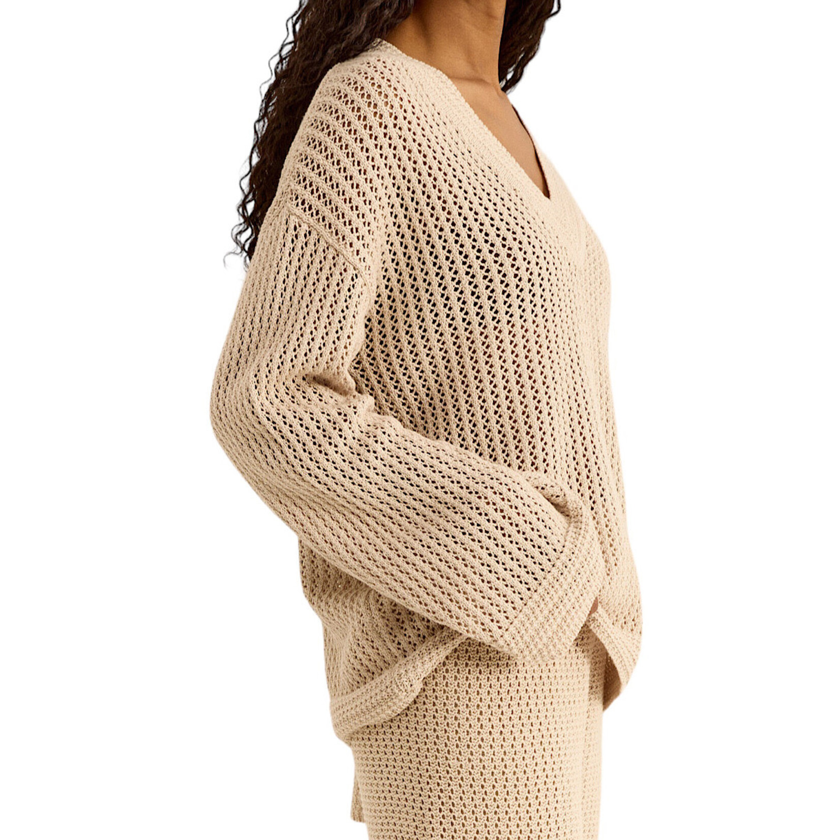 Z Supply Z Supply Kiami Crochet Sweater Natural