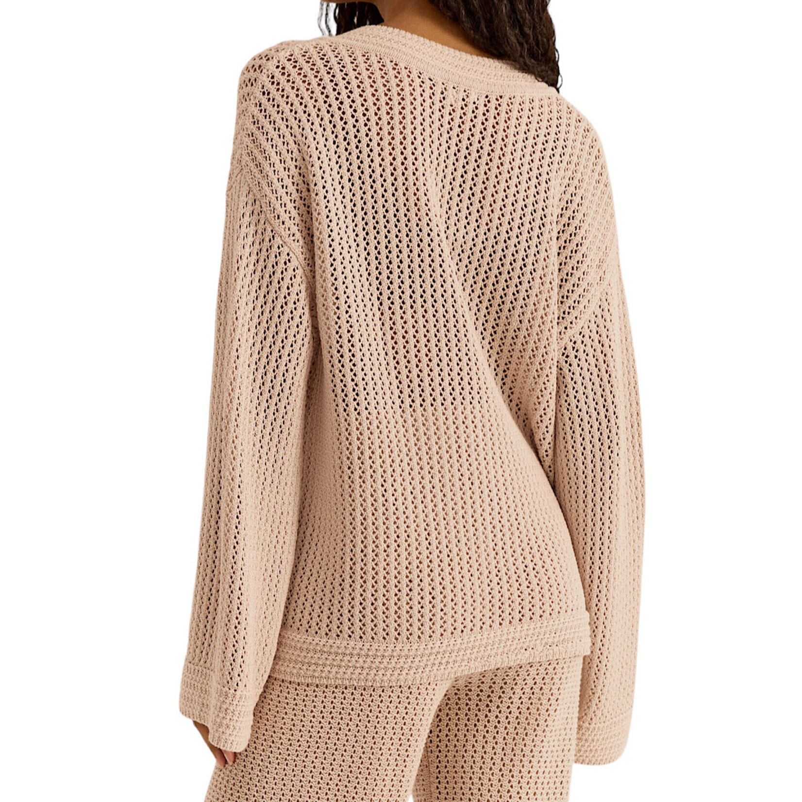 Z Supply Z Supply Kiami Crochet Sweater Natural