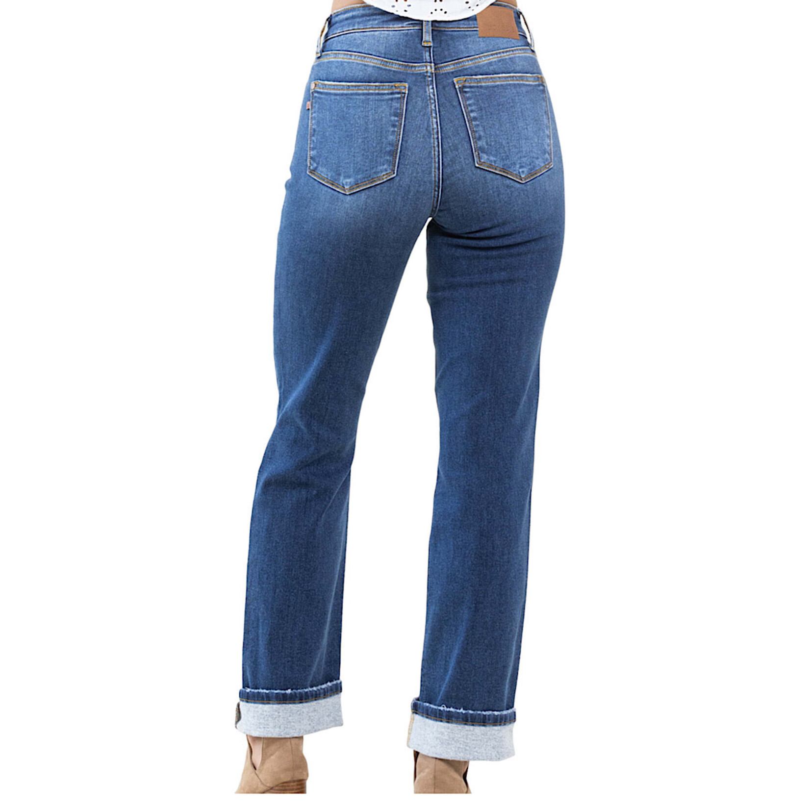 Judy Blue Judy Blue JB82561 HW Contrast Wash Thermal Straight