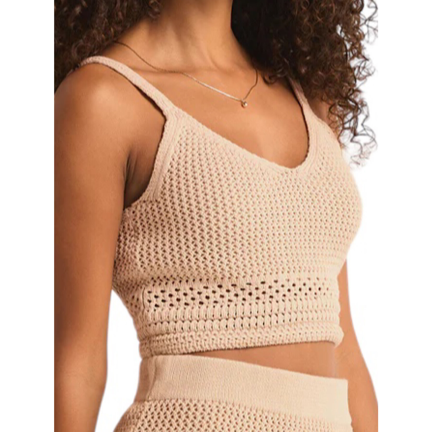 Z Supply Z Supply Embrie Crochet Tank Natural