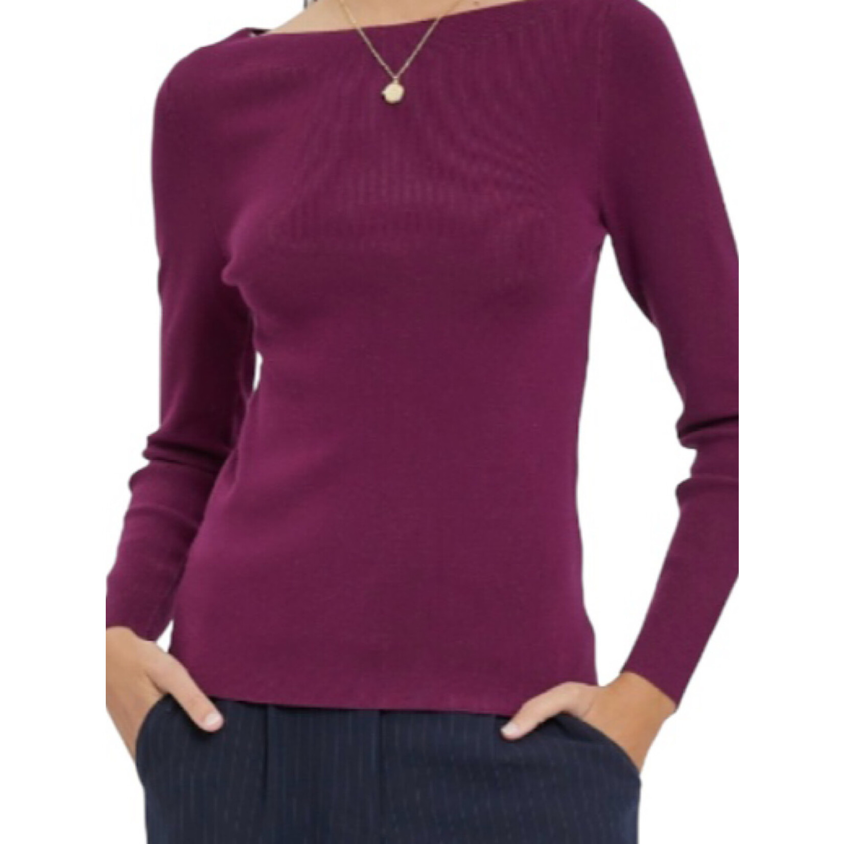 Eggplant Nova Sweater