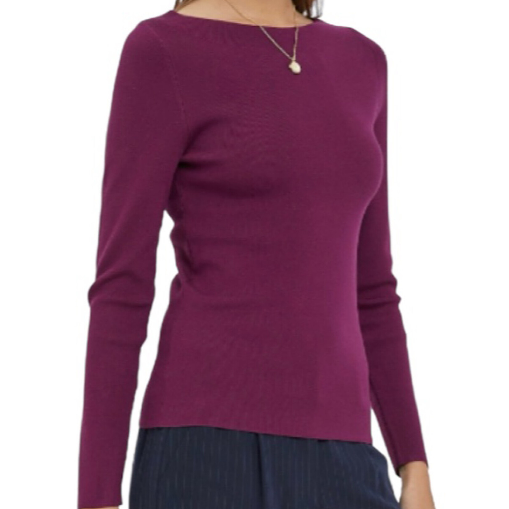 Eggplant Nova Sweater