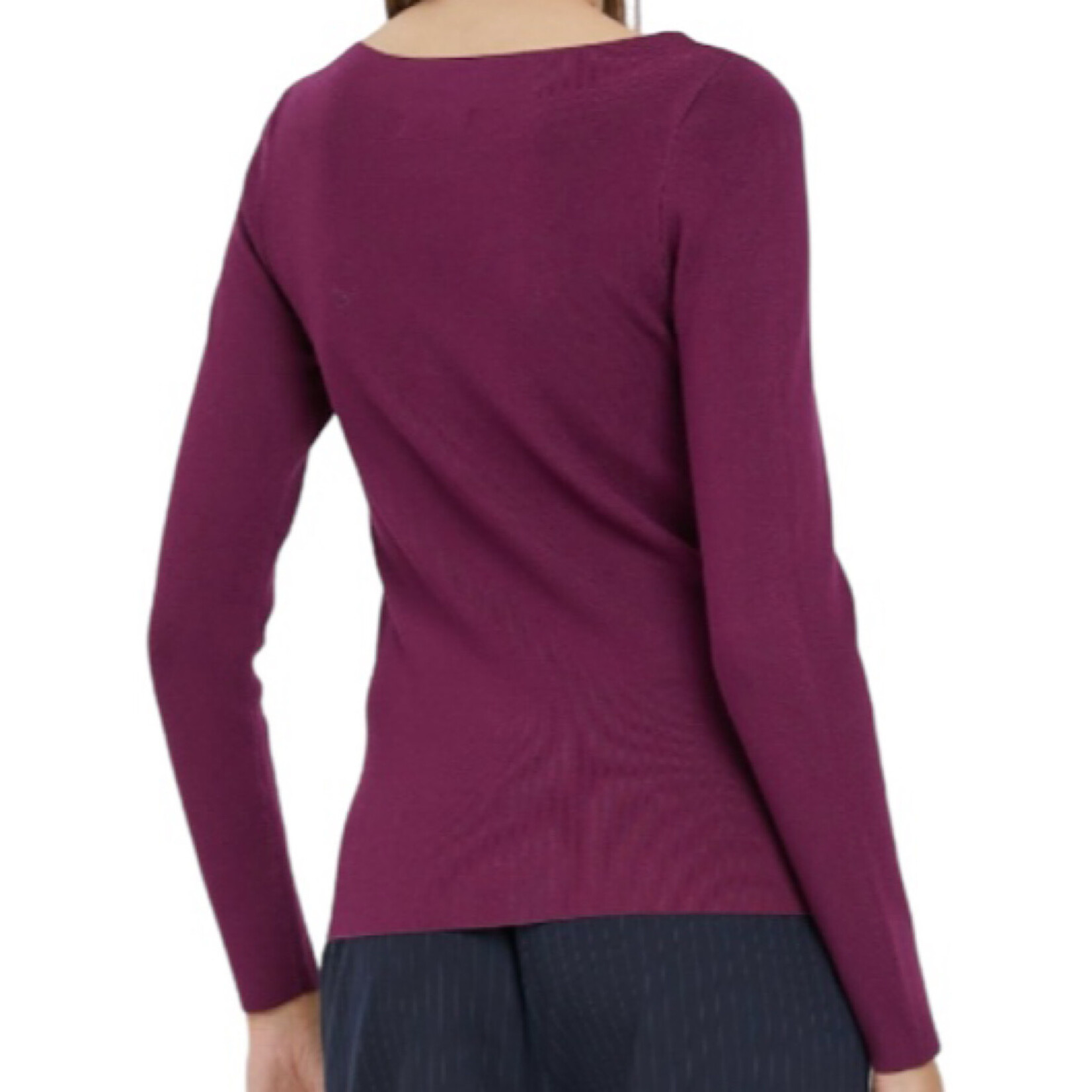 Eggplant Nova Sweater