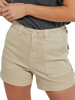 Mica Denim Mica Tan Super High Carpenter Shorts MDP-H556TN